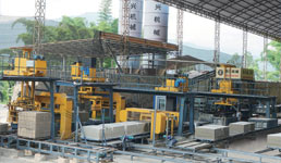 免蒸(zhēng)發泡砌塊(kuai)生産線